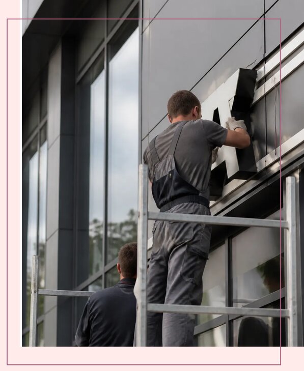 Изготовление и монтаж букв для фасада под ключ в Устях-Илимске