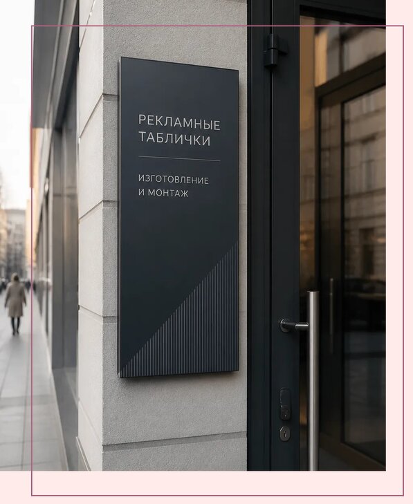 Рекламные таблички в Устях-Илимске по цене от 4680 р. | Аванза-Сть